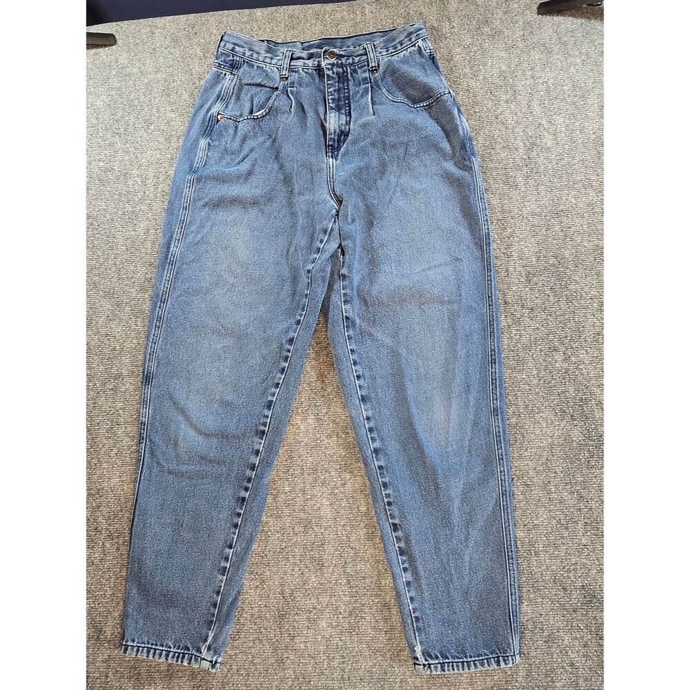 Vintage Brittania Jeans Womens 10 High Rise Barrel Leg Tapered Mom Jeans